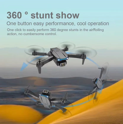 E99 Pro Drone Quadcopter Remote Control Handle Four Axis Aircraft HD 6K Photography