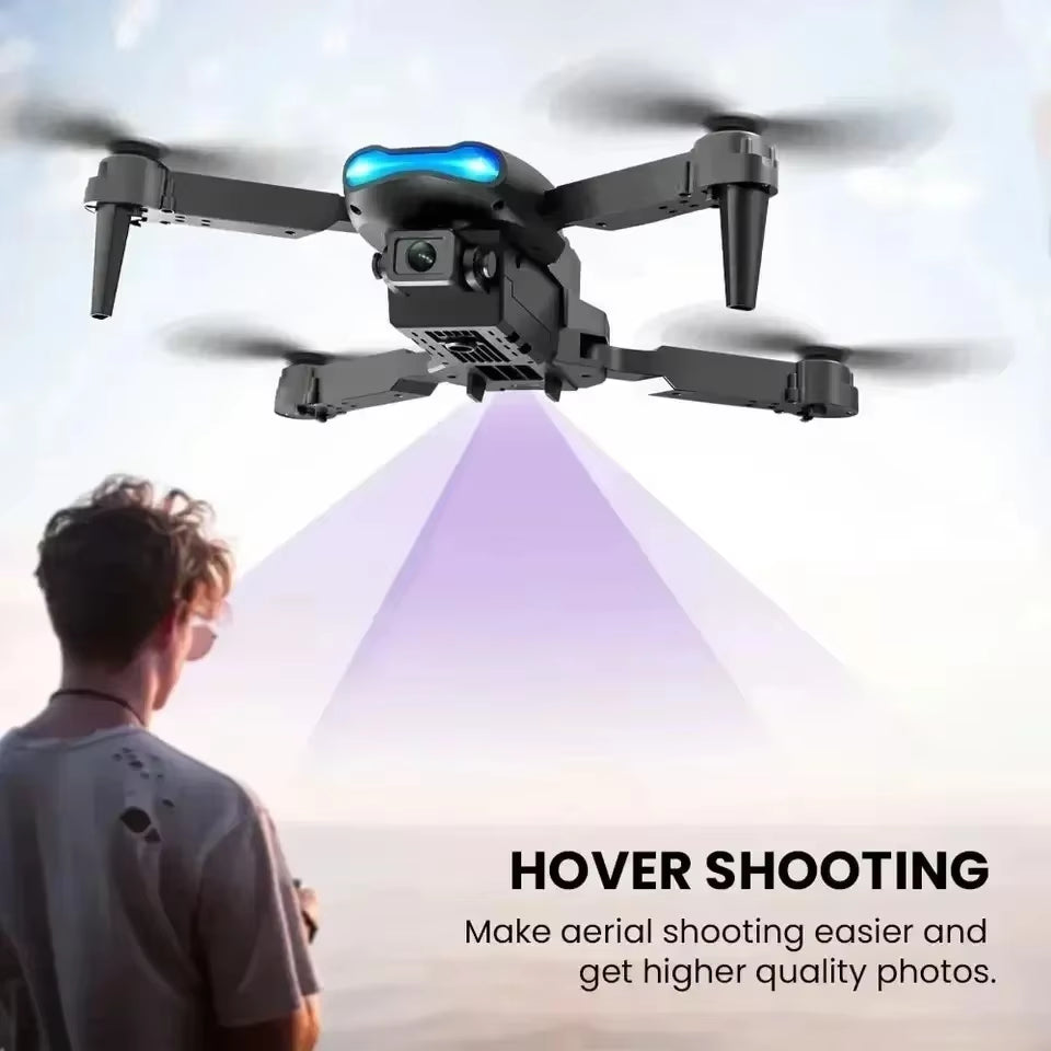 E99 Pro Drone Quadcopter Remote Control Handle Four Axis Aircraft HD 6K Photography